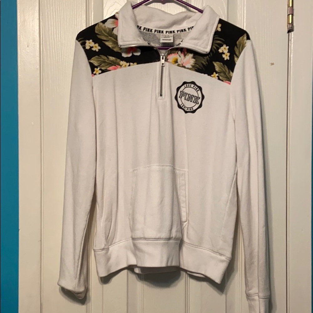White half zip shirt